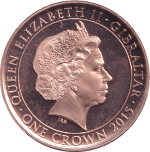 2015 ONE CROWN UK - WORLD COINS - Cambridgeshire Coins