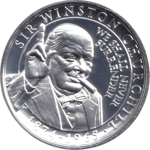 2015 ONE CROWN WINSTON CHURCHILL F84 - Crown - Cambridgeshire Coins