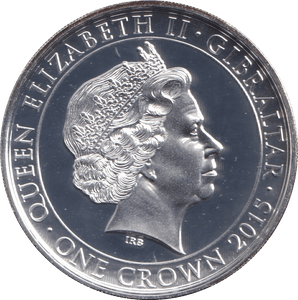 2015 ONE CROWN WINSTON CHURCHILL F84 - Crown - Cambridgeshire Coins