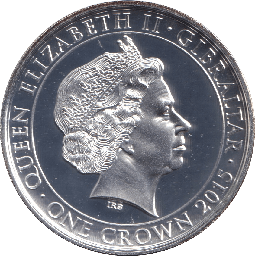 2015 ONE CROWN WINSTON CHURCHILL F84 - Crown - Cambridgeshire Coins