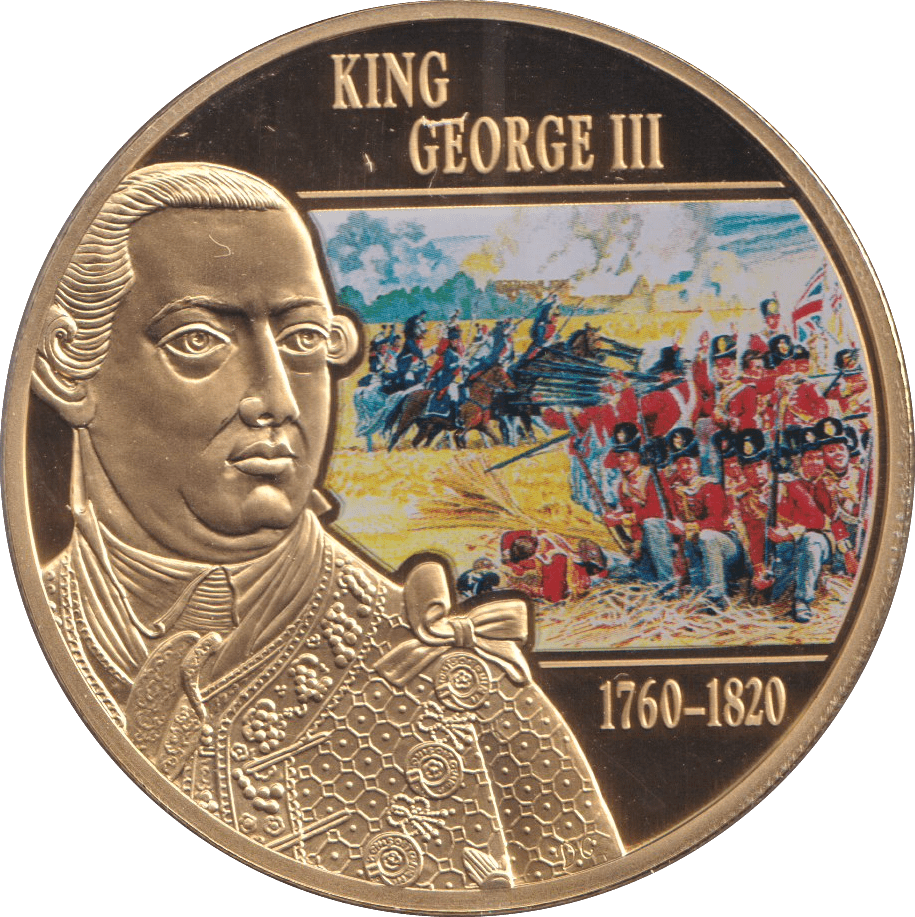2015 ONE DOLLAR COOK ISLANDS KING GEORGE III - WORLD COINS - Cambridgeshire Coins