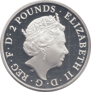 2015 ONE OUNCE FINE SILVER BRITANNIA TWO POUND COIN - SILVER BRITANNIA - Cambridgeshire Coins