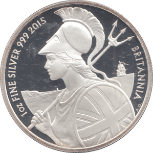 2015 ONE OUNCE FINE SILVER BRITANNIA TWO POUND COIN - SILVER BRITANNIA - Cambridgeshire Coins