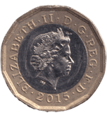 2015 ONE POUND TRIAL COIN - £1 CIRCULATED - Cambridgeshire Coins
