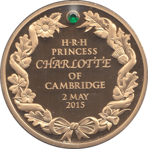 2015 PRINCESS CHARLOTTE OF CAMBRIDGE CROWN SIZE ( PROOF ) - WORLD COINS - Cambridgeshire Coins