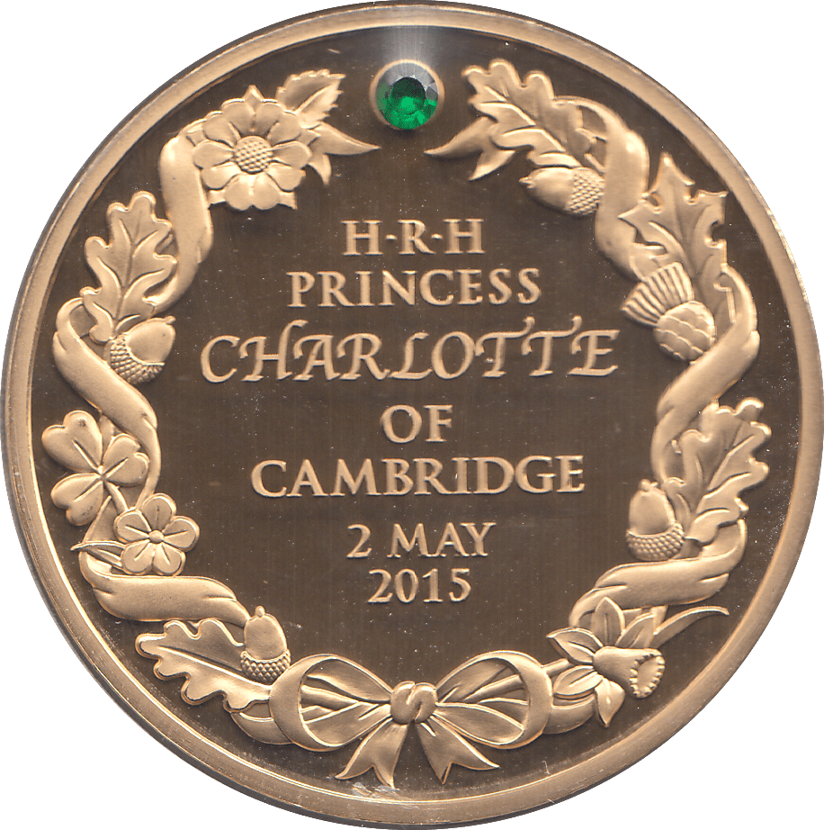 2015 PRINCESS CHARLOTTE OF CAMBRIDGE CROWN SIZE ( PROOF ) - WORLD COINS - Cambridgeshire Coins