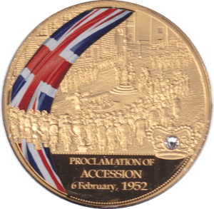 2015 PROCLAMATION OF ACCESSION - WORLD COINS - Cambridgeshire Coins