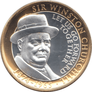 2015 PROOF TWO POUNDS WINSTON CHURCHILL GIBRALTAR 2 - WORLD COINS - Cambridgeshire Coins