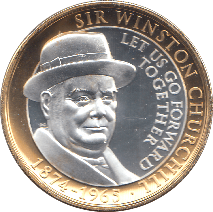 2015 PROOF TWO POUNDS WINSTON CHURCHILL GIBRALTAR 2 - WORLD COINS - Cambridgeshire Coins