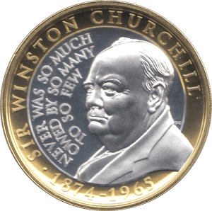 2015 PROOF TWO POUNDS WINSTON CHURCHILL GIBRALTAR - WORLD COINS - Cambridgeshire Coins