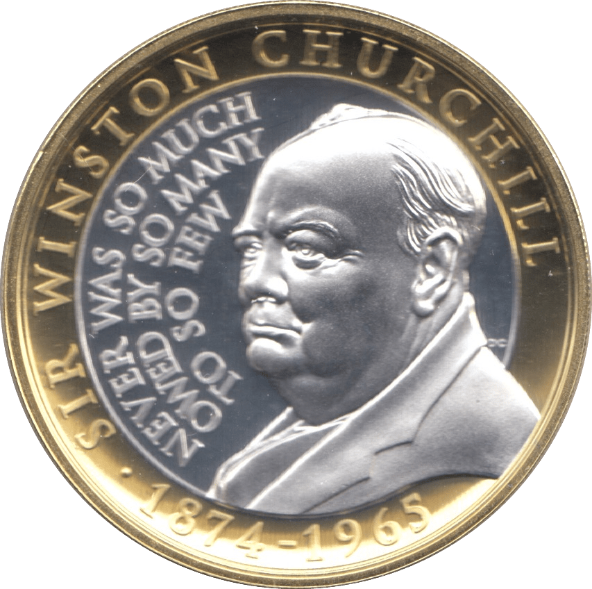 2015 PROOF TWO POUNDS WINSTON CHURCHILL GIBRALTAR - WORLD COINS - Cambridgeshire Coins