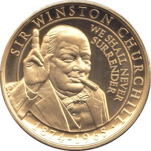 2015 PROOF TWO POUNDS WINSTON CHURCHILL GIBRALTAR - WORLD COINS - Cambridgeshire Coins
