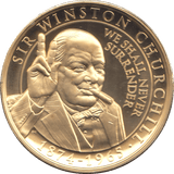 2015 PROOF TWO POUNDS WINSTON CHURCHILL GIBRALTAR - WORLD COINS - Cambridgeshire Coins