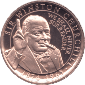 2015 PROOF TWO POUNDS WINSTON CHURCHILL GIBRALTAR - WORLD COINS - Cambridgeshire Coins