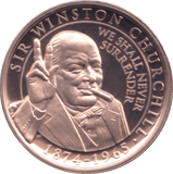 2015 PROOF TWO POUNDS WINSTON CHURCHILL GIBRALTAR - WORLD COINS - Cambridgeshire Coins