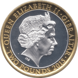2015 PROOF TWO POUNDS WINSTON CHURCHILL GIBRALTAR - WORLD COINS - Cambridgeshire Coins