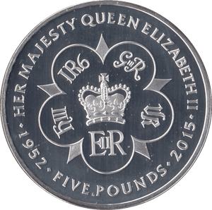 2015 QUEEN ELIZABETH LONGEST REIGNI 5 POUNDS TRISTAN DA CUNHA - WORLD COINS - Cambridgeshire Coins