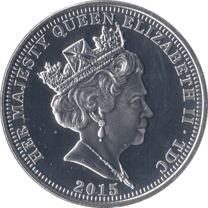 2015 QUEEN ELIZABETH LONGEST REIGNI 5 POUNDS TRISTAN DA CUNHA - WORLD COINS - Cambridgeshire Coins