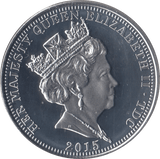 2015 QUEEN ELIZABETH LONGEST REIGNING MONARCH 5 POUNDS TRISTAN DA CUNHA - WORLD COINS - Cambridgeshire Coins