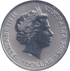 2015 SILVER 1 DOLLAR AUSTRALIA - SILVER WORLD COINS - Cambridgeshire Coins