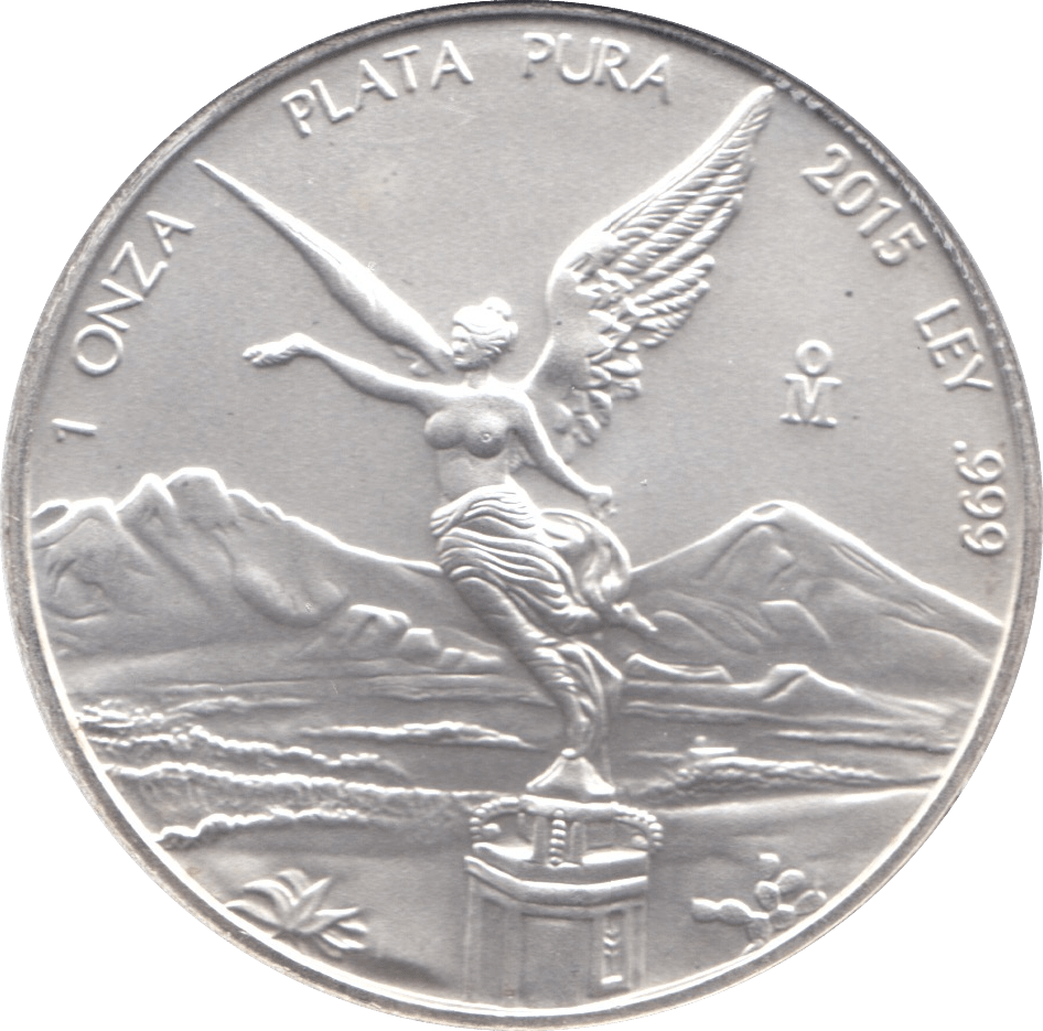 2015 SILVER 1 OZ LIBERTAD MEXICO - SILVER WORLD COINS - Cambridgeshire Coins