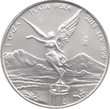 2015 SILVER 1 OZ LIBERTAD MEXICO - SILVER WORLD COINS - Cambridgeshire Coins