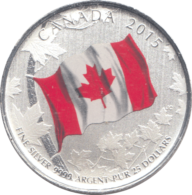 2015 SILVER $25 CANADA - SILVER WORLD COINS - Cambridgeshire Coins