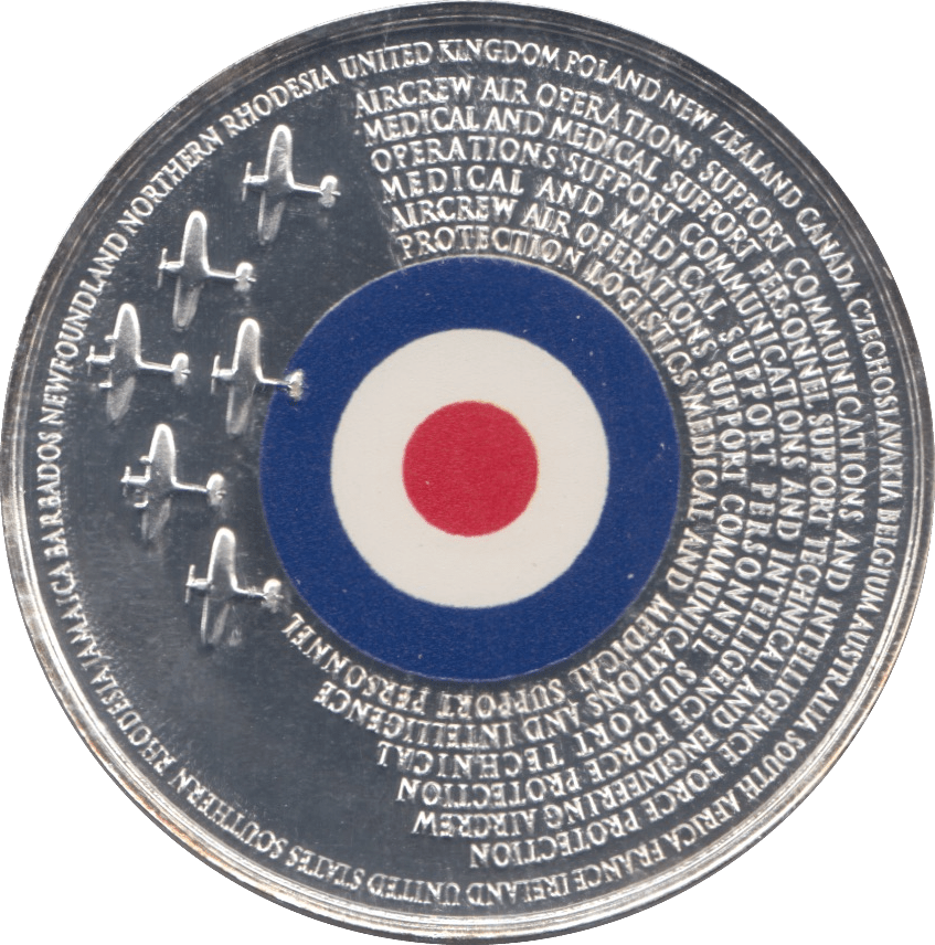 2015 SILVER 75TH ANNIVERSARY BATTLE OF BRITAIN - WORLD COINS - Cambridgeshire Coins