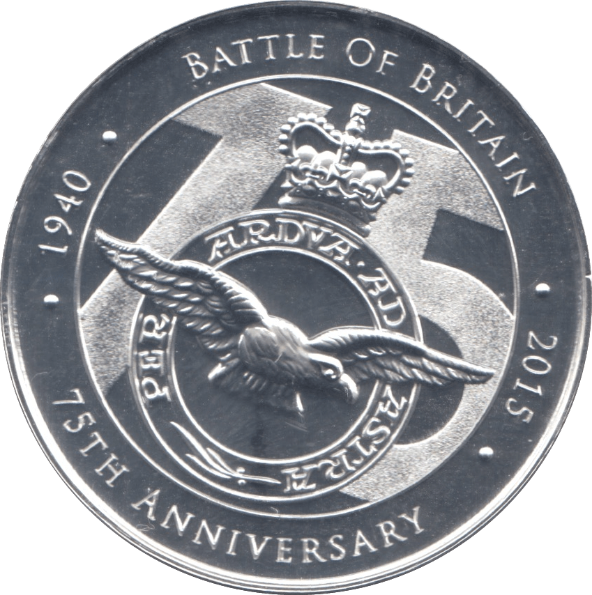 2015 SILVER 75TH ANNIVERSARY BATTLE OF BRITAIN - WORLD COINS - Cambridgeshire Coins