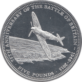2015 SILVER 75TH ANNIVERSARY BATTLE OF BRITAN FIVE POUNDS ( PROOF ) - £5 Silver Proof - Cambridgeshire Coins