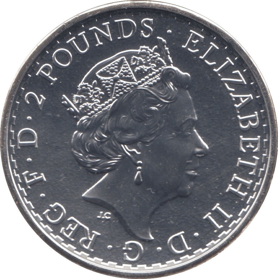 2015 SILVER BRITANNIA LUNAR ROOSTER PRIVY MARK TWO POUND COIN ( BU ) - SILVER WORLD COINS - Cambridgeshire Coins