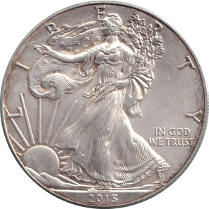 2015 SILVER DOLLAR USA - SILVER WORLD COINS - Cambridgeshire Coins