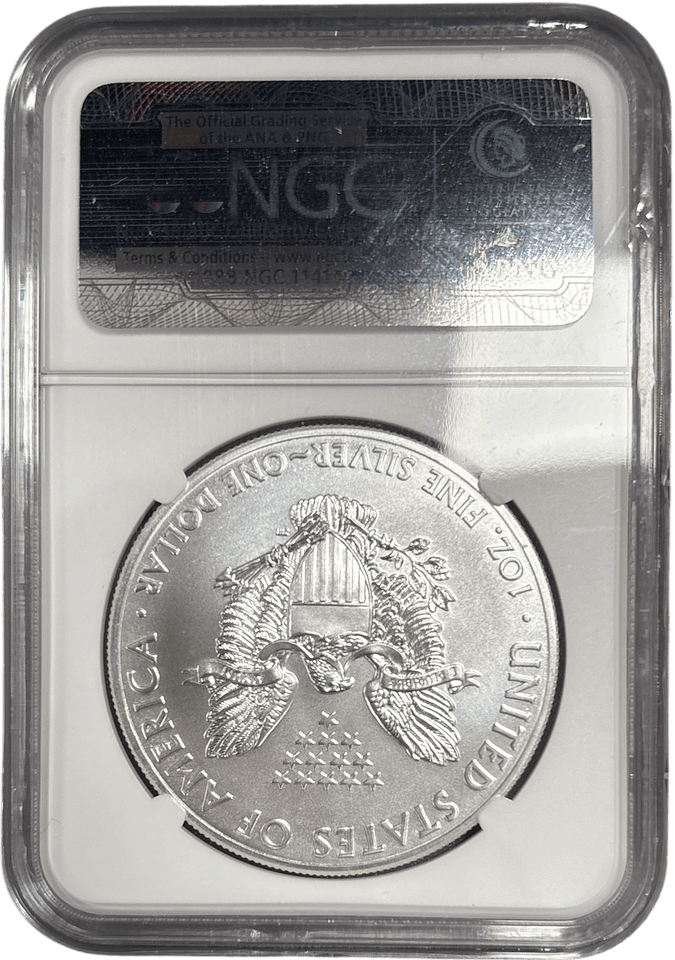 2015 SILVER EAGLE FIRST RELEASES NGC MS 70 USA REF - 1 - NGC SILVER COINS - Cambridgeshire Coins