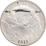 2015 SILVER FIVE POUNDS BATTLE OF WATERLOO - WORLD COINS - Cambridgeshire Coins
