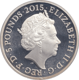 2015 SILVER FIVE POUNDS BATTLE OF WATERLOO - WORLD COINS - Cambridgeshire Coins
