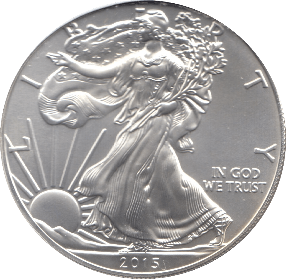 2015 SILVER LIBERTY DOLLAR USA - SILVER WORLD COINS - Cambridgeshire Coins
