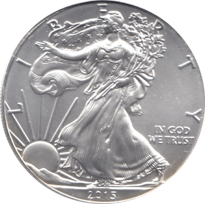 2015 SILVER LIBERTY DOLLAR USA - SILVER WORLD COINS - Cambridgeshire Coins