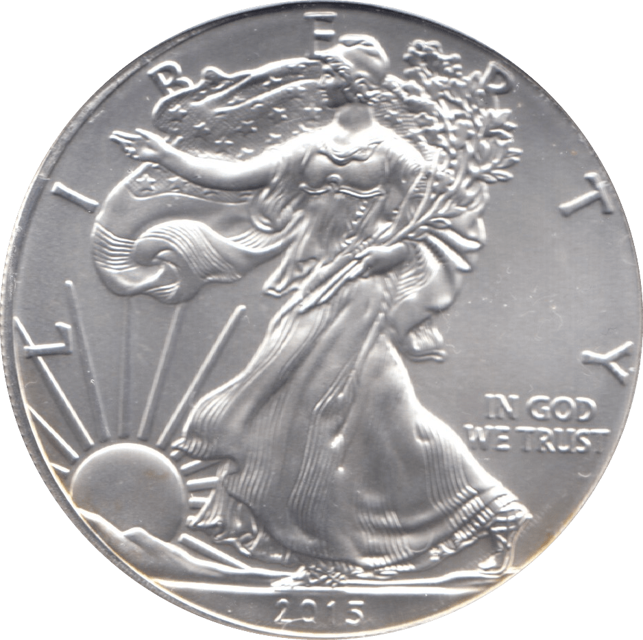 2015 SILVER LIBERTY DOLLAR USA - SILVER WORLD COINS - Cambridgeshire Coins