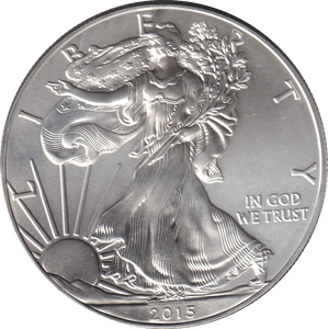 2015 SILVER LIBERTY DOLLAR USA - SILVER WORLD COINS - Cambridgeshire Coins