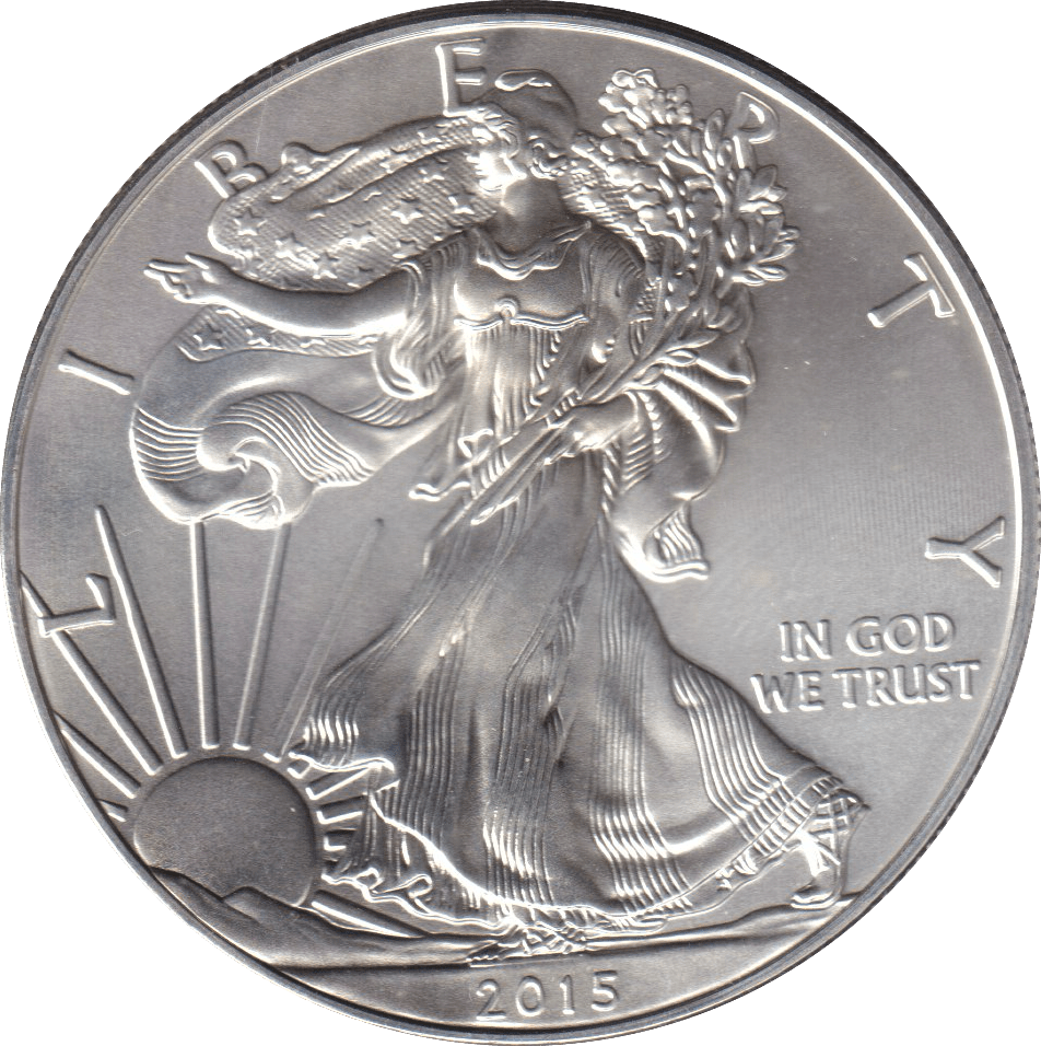 2015 SILVER LIBERTY DOLLAR USA - SILVER WORLD COINS - Cambridgeshire Coins