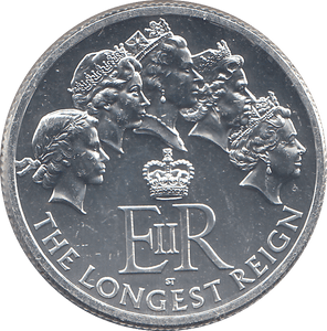 2015 SILVER LONGEST REIGN TWENTY POUNDS - SILVER WORLD COINS - Cambridgeshire Coins