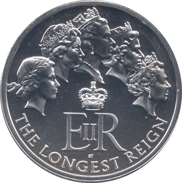 2015 SILVER LONGEST REIGN TWENTY POUNDS - WORLD COINS - Cambridgeshire Coins