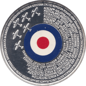 2015 SILVER PLATE 75th ANNIVERSARY RAF MEDALLION - MEDALS & MEDALLIONS - Cambridgeshire Coins