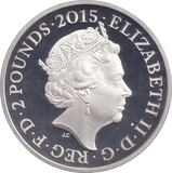 2015 SILVER PROOF £2 BATTLE OF WATERLOO - SILVER WORLD COINS - Cambridgeshire Coins