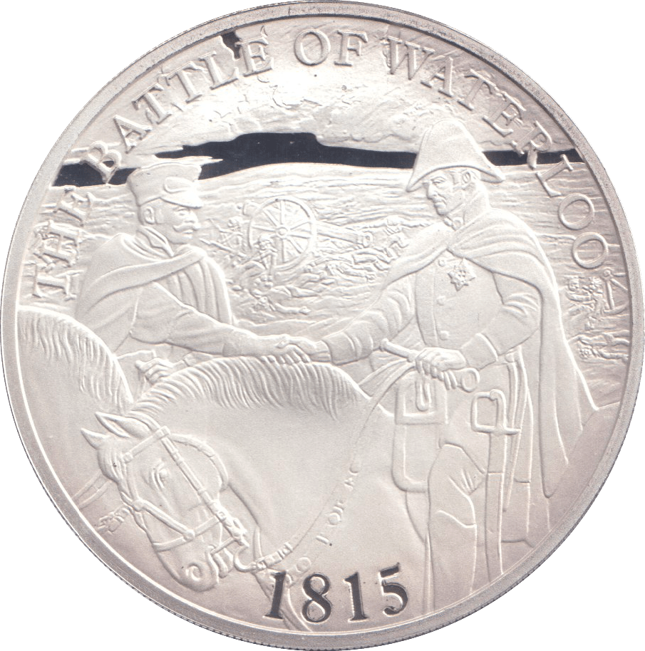 2015 SILVER PROOF £2 BATTLE OF WATERLOO - SILVER WORLD COINS - Cambridgeshire Coins