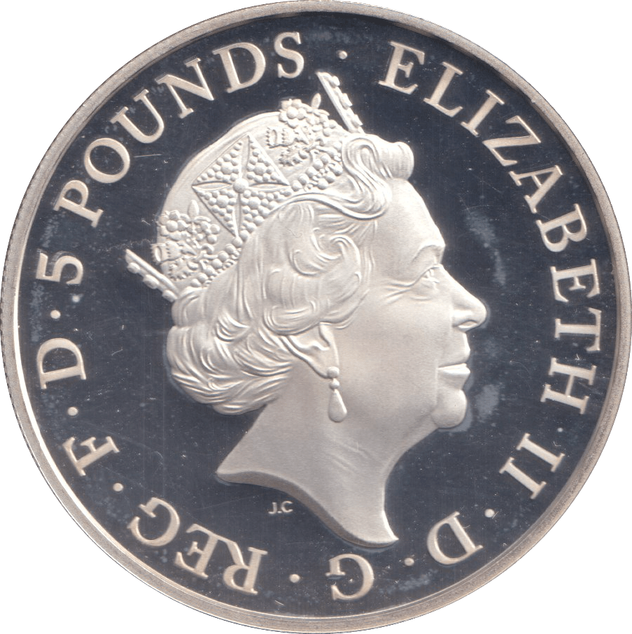 2015 SILVER PROOF £5 THE DUKE & DUCHESS OF CAMBRIDGE - £5 Silver Proof - Cambridgeshire Coins