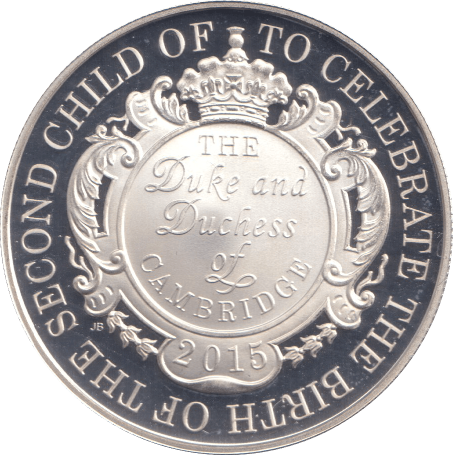 2015 SILVER PROOF £5 THE DUKE & DUCHESS OF CAMBRIDGE - £5 Silver Proof - Cambridgeshire Coins