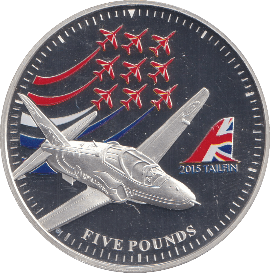2015 SILVER PROOF FIVE POUND BAILIWICK OF JERSEY - SILVER WORLD COINS - Cambridgeshire Coins