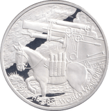 2015 SILVER PROOF FIVE POUND THE FIRST WORLD WAR - SILVER WORLD COINS - Cambridgeshire Coins