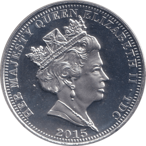 2015 SILVER PROOF FIVE POUND - £5 Silver Proof - Cambridgeshire Coins
